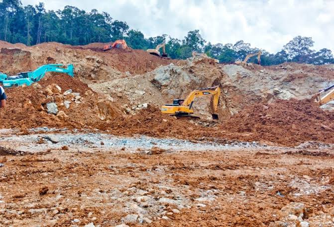 Lokasi Pengembangan Nikel (UBPN) Konawe Utara di Blok Mandiodo.