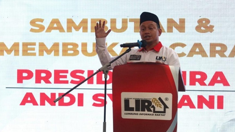 Presiden LIRA, Andi Syafrani.