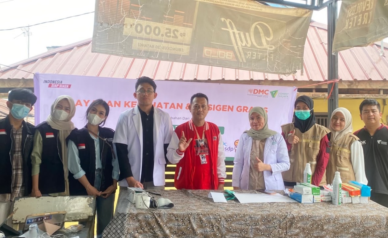 DPD LIRA Kota Palembang Mendampingi Layanan Kesehatan dan Oksigen Gratis bagi Masyarakat Terdampak Karhutla