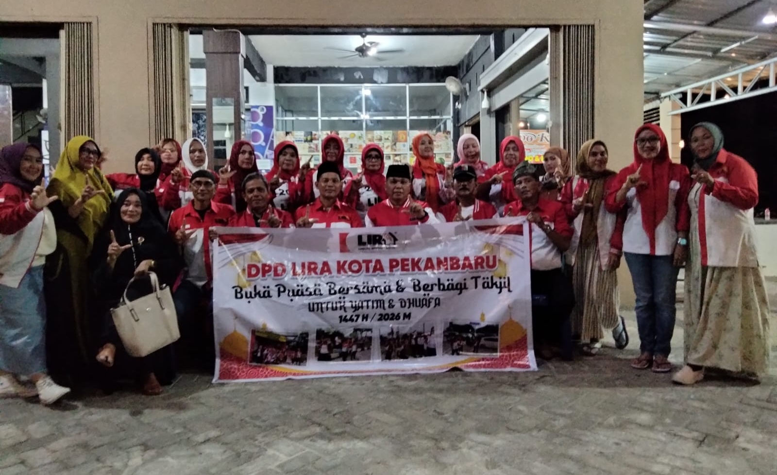 DPD LIRA Kota Pekanbaru Berbagi di Bulan Puasa