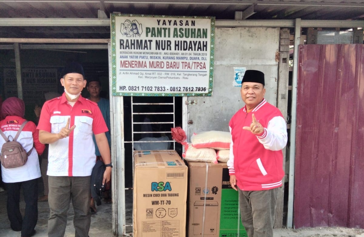 DPD LIRA Kota Pekanbaru Berbagi di Bulan Puasa