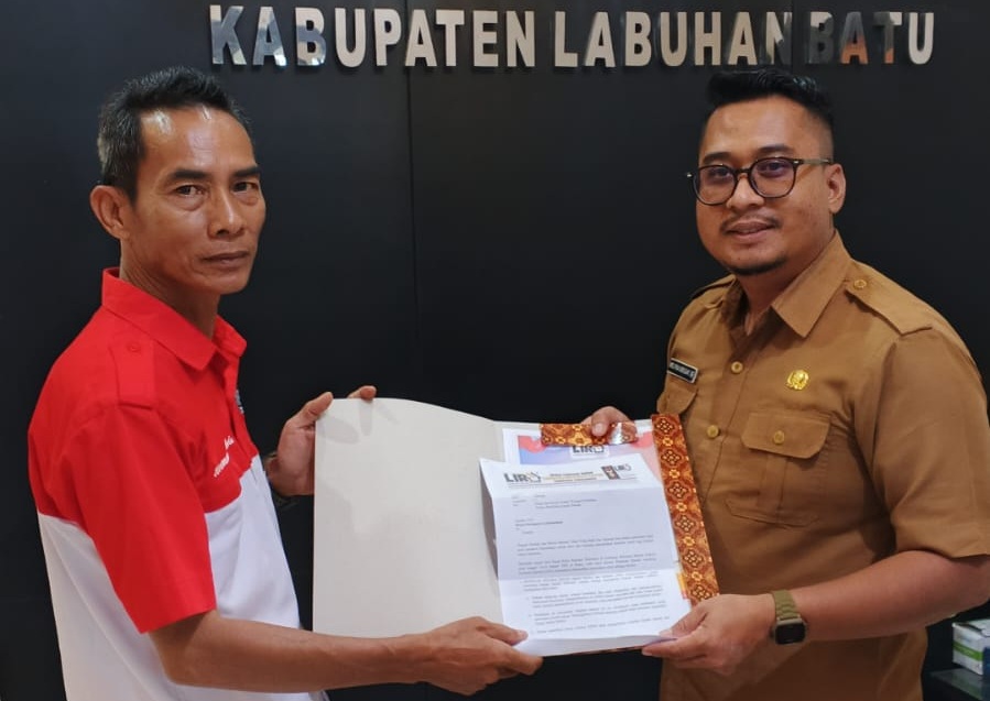 DPD LIRA Labuhan Batu Serahkan Hasil Putusan Rakernas LIRA II ke Kantor Bupati Labuhan Batu, Senin 26 Januari 2025.