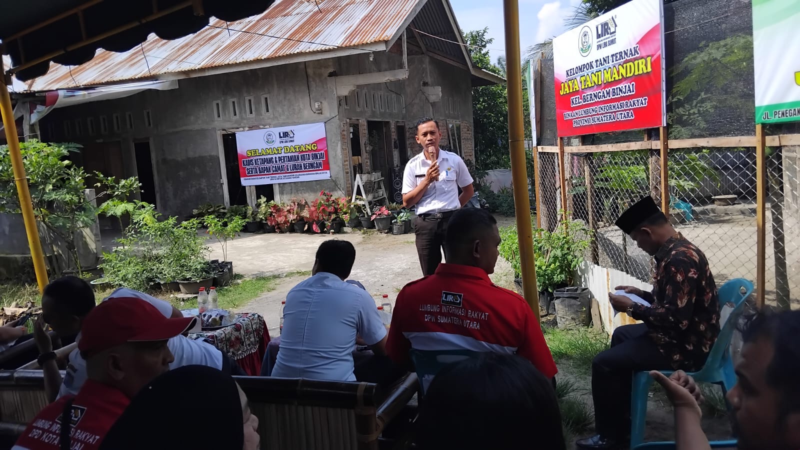 DPW LIRA Sumut bersama DPD LIRA Binjai Bentuk Kelompok Tani Ternak JAYA TANI MANDIRI