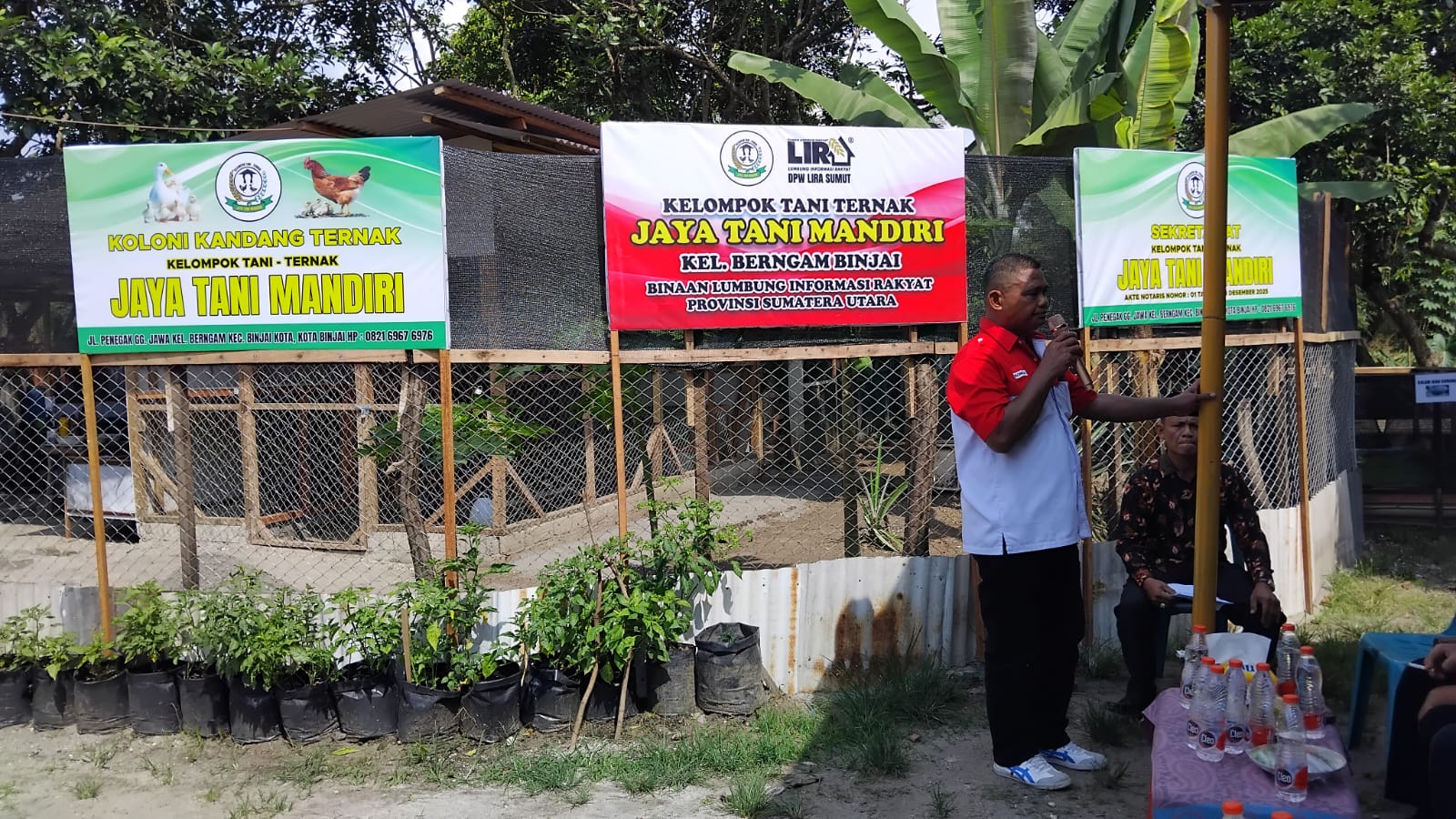 DPW LIRA Sumut bersama DPD LIRA Binjai Bentuk Kelompok Tani Ternak JAYA TANI MANDIRI
