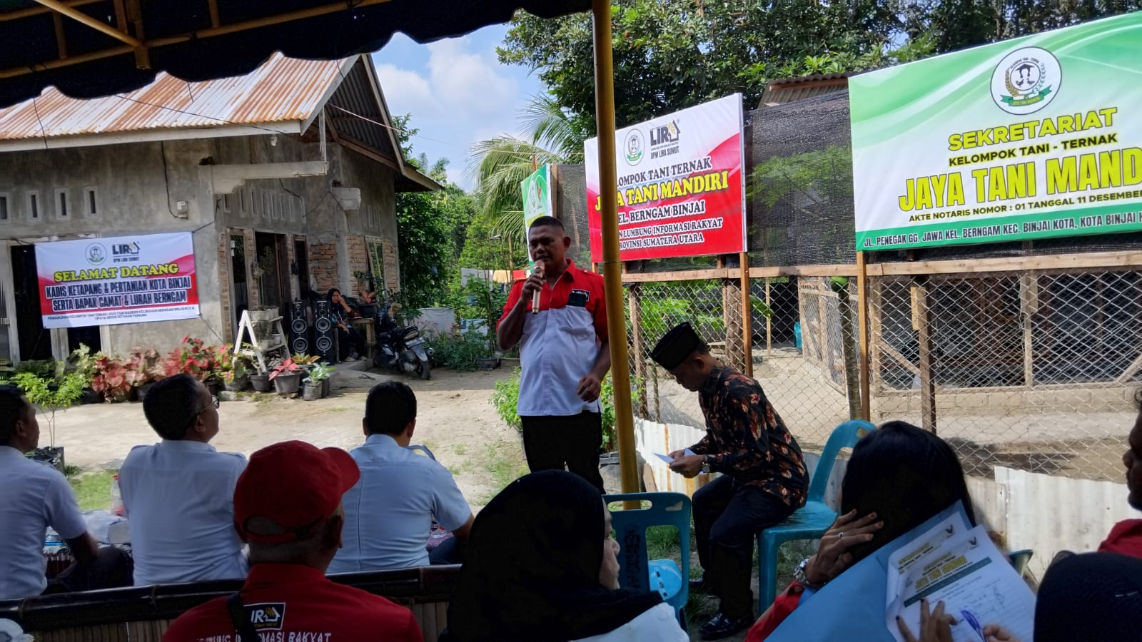 DPW LIRA Sumut bersama DPD LIRA Binjai Bentuk Kelompok Tani Ternak JAYA TANI MANDIRI
