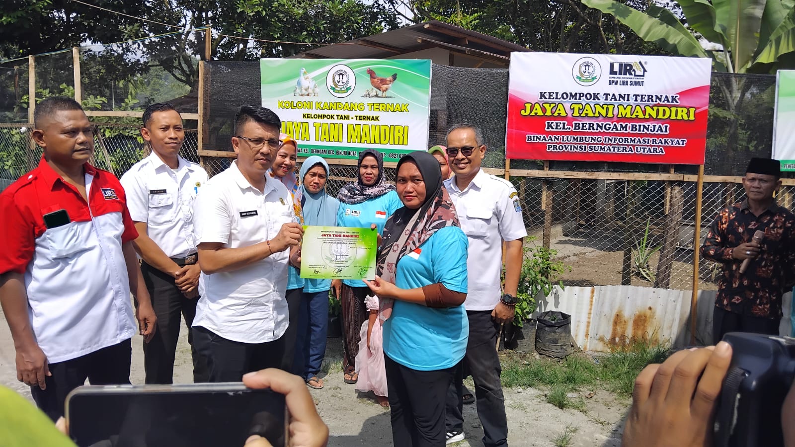DPW LIRA Sumut bersama DPD LIRA Binjai Bentuk Kelompok Tani Ternak JAYA TANI MANDIRI