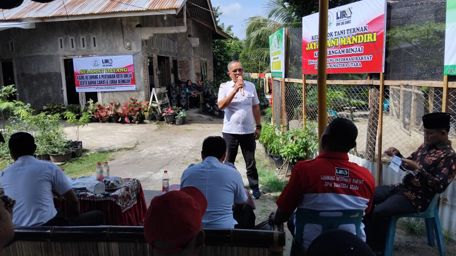 DPW LIRA Sumut bersama DPD LIRA Binjai Bentuk Kelompok Tani Ternak JAYA TANI MANDIRI