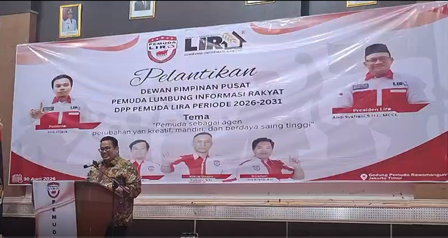 Pelantikan DPP Pemuda LIRA Periode 2026-2031