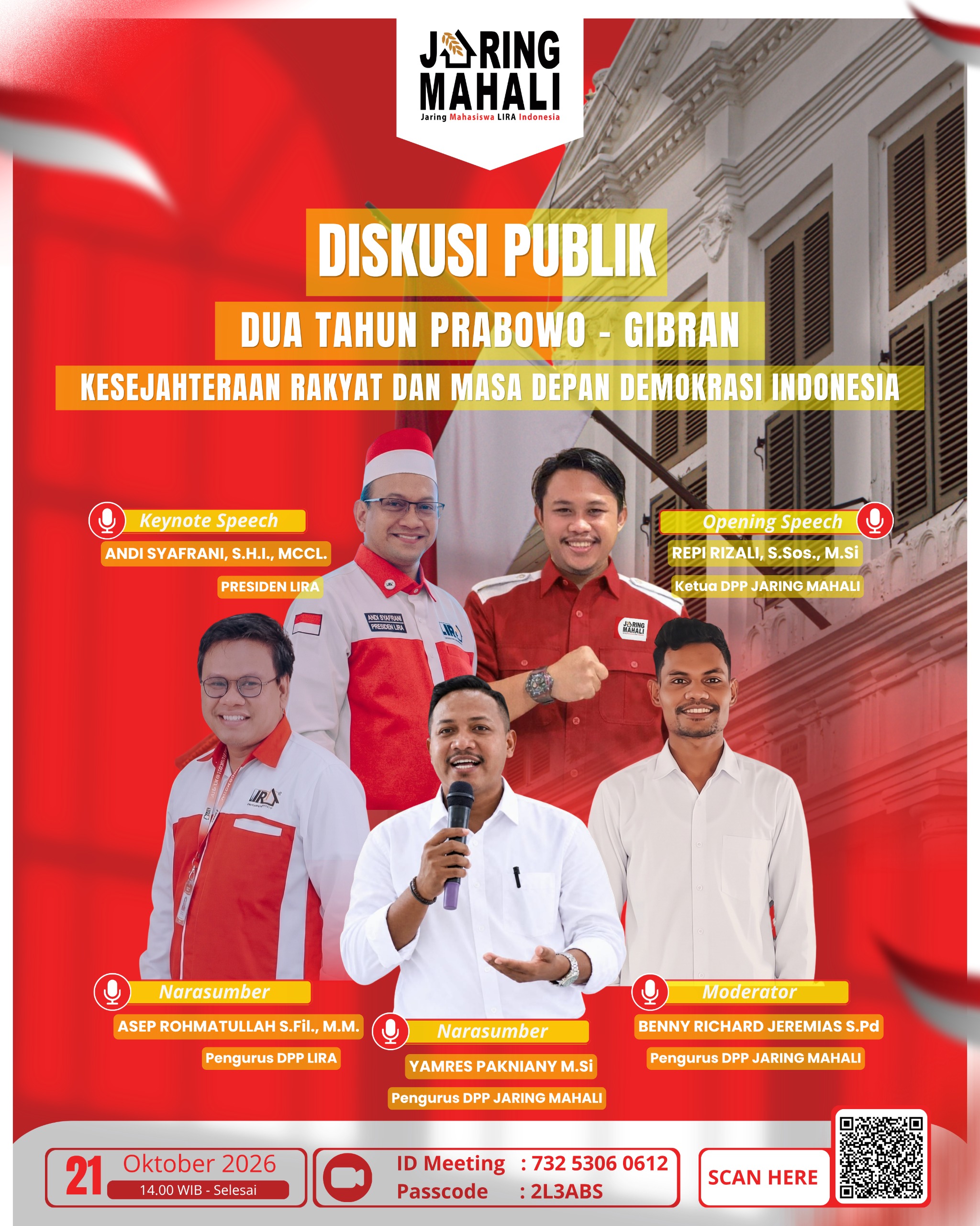 DISKUSI PUBLIK JARING MAHALI