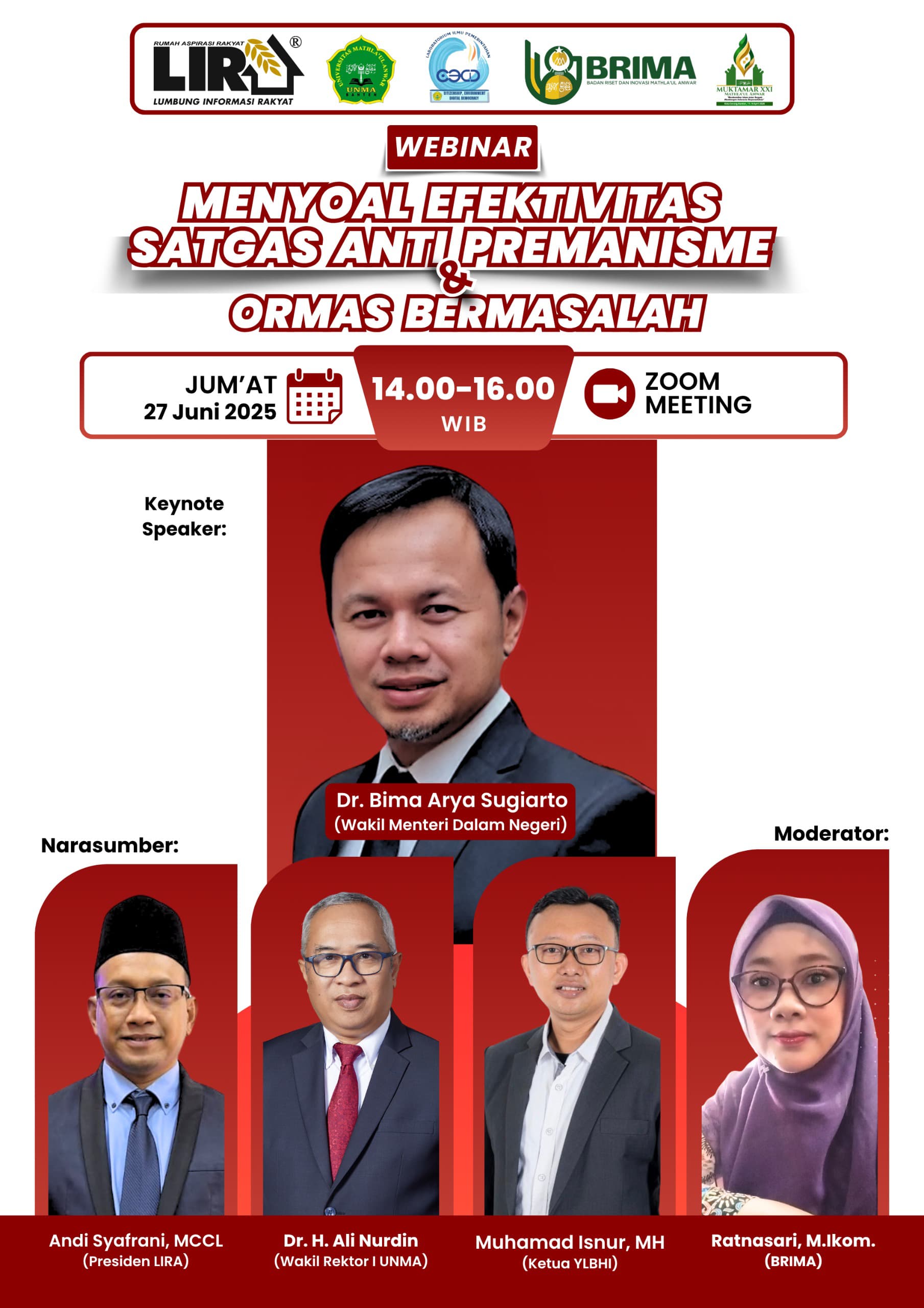 Webinar Premanisme Ormas